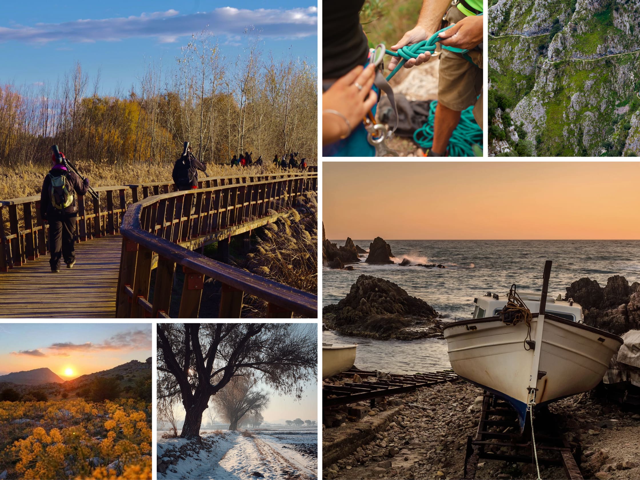 Dirección de fotografía de ZigZig Travel: senderismo, escalada, costa y naturaleza en clave documental